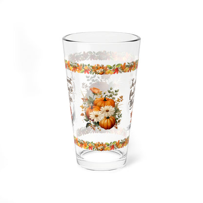 In Every Moment, Find Something To Be Thankful For - Thanksgiving Pint Glass, 16oz