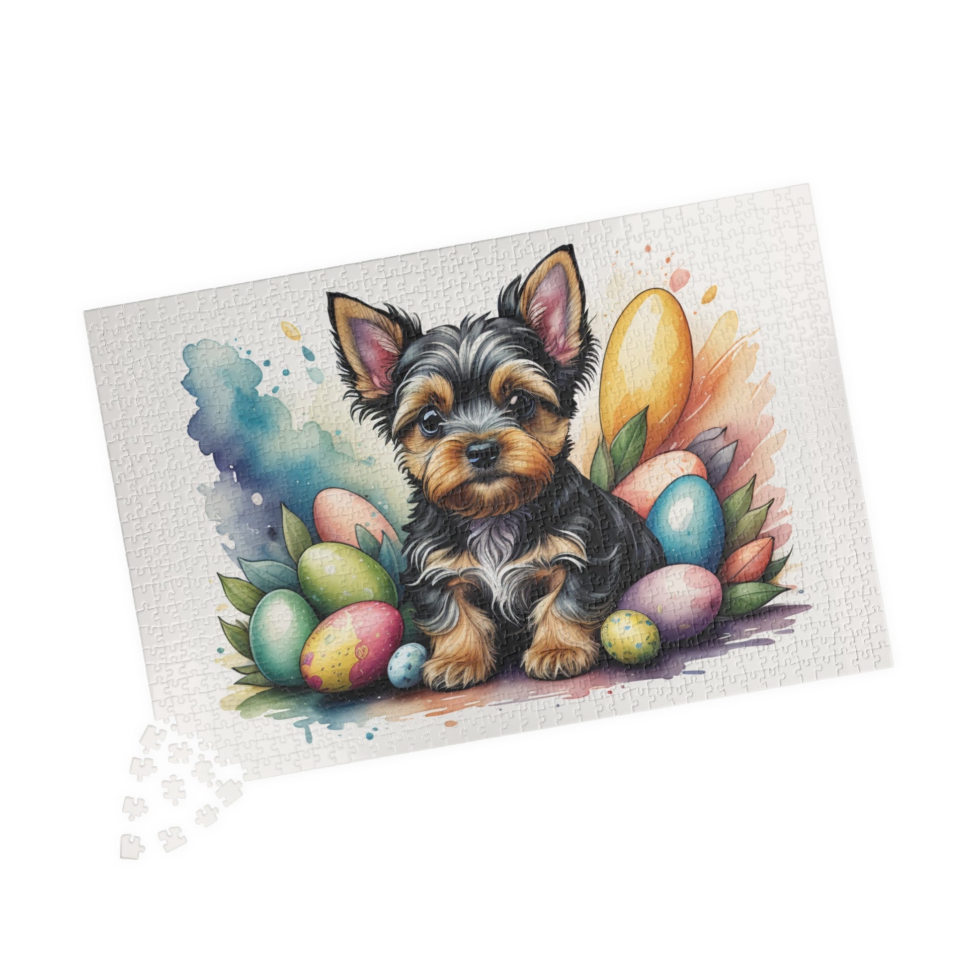 Yorkshire Terrier - Hoppy Paws Easter Delight Mental Health Puzzle