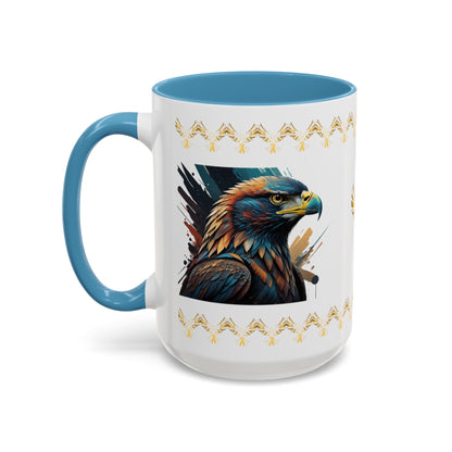 Raptor Resilience: Eagle Accent Coffee Mug (11, 15oz)