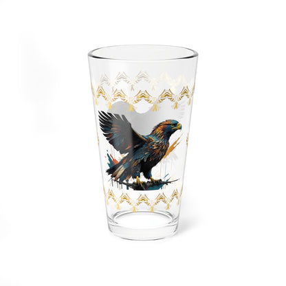 Soaring Eagle Triumph 16oz Eagle Pint Glass - Symbol of Strength, Resilience, and Mental Health Awareness