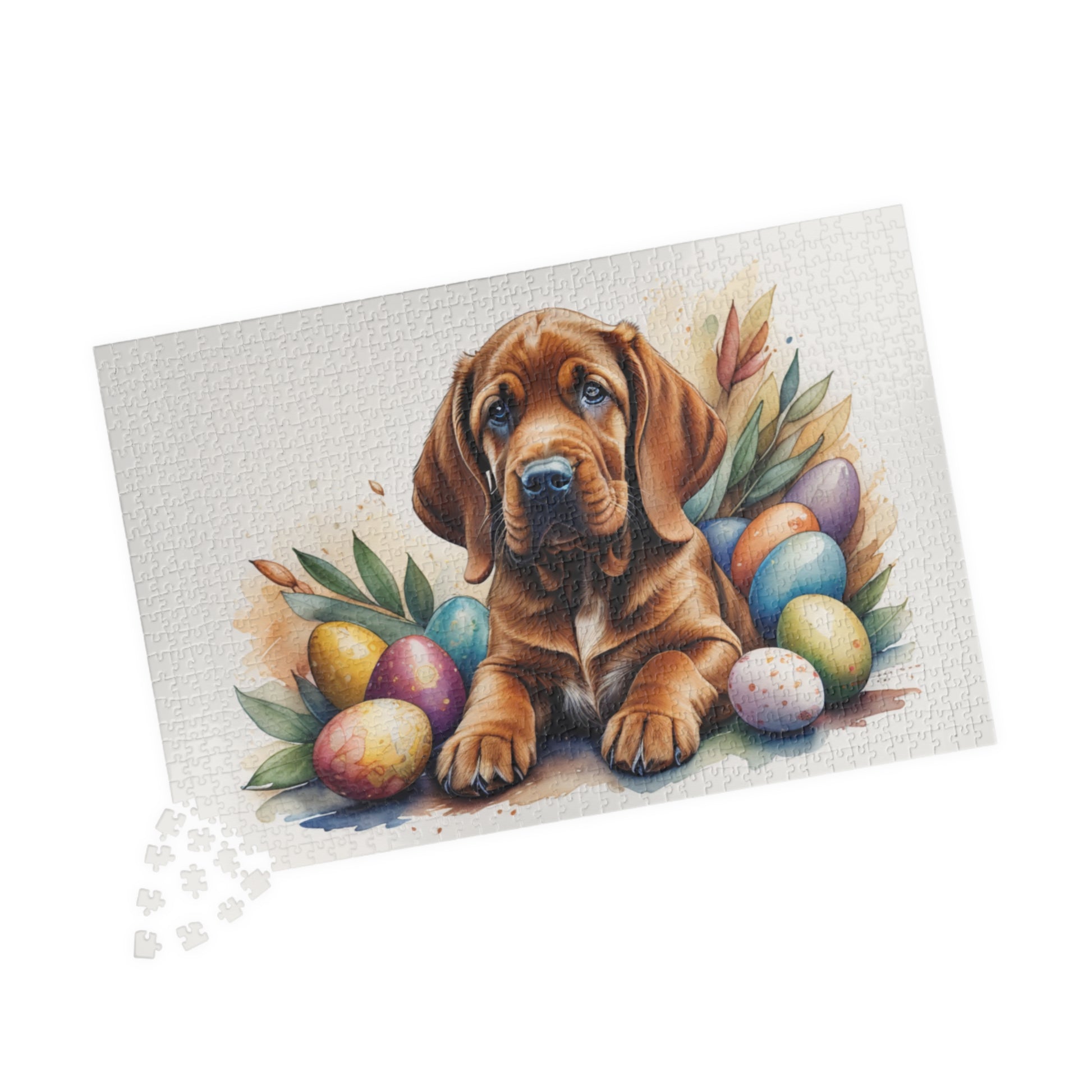 Bloodhound - Hoppy Paws Easter Delight Mental Health Puzzle