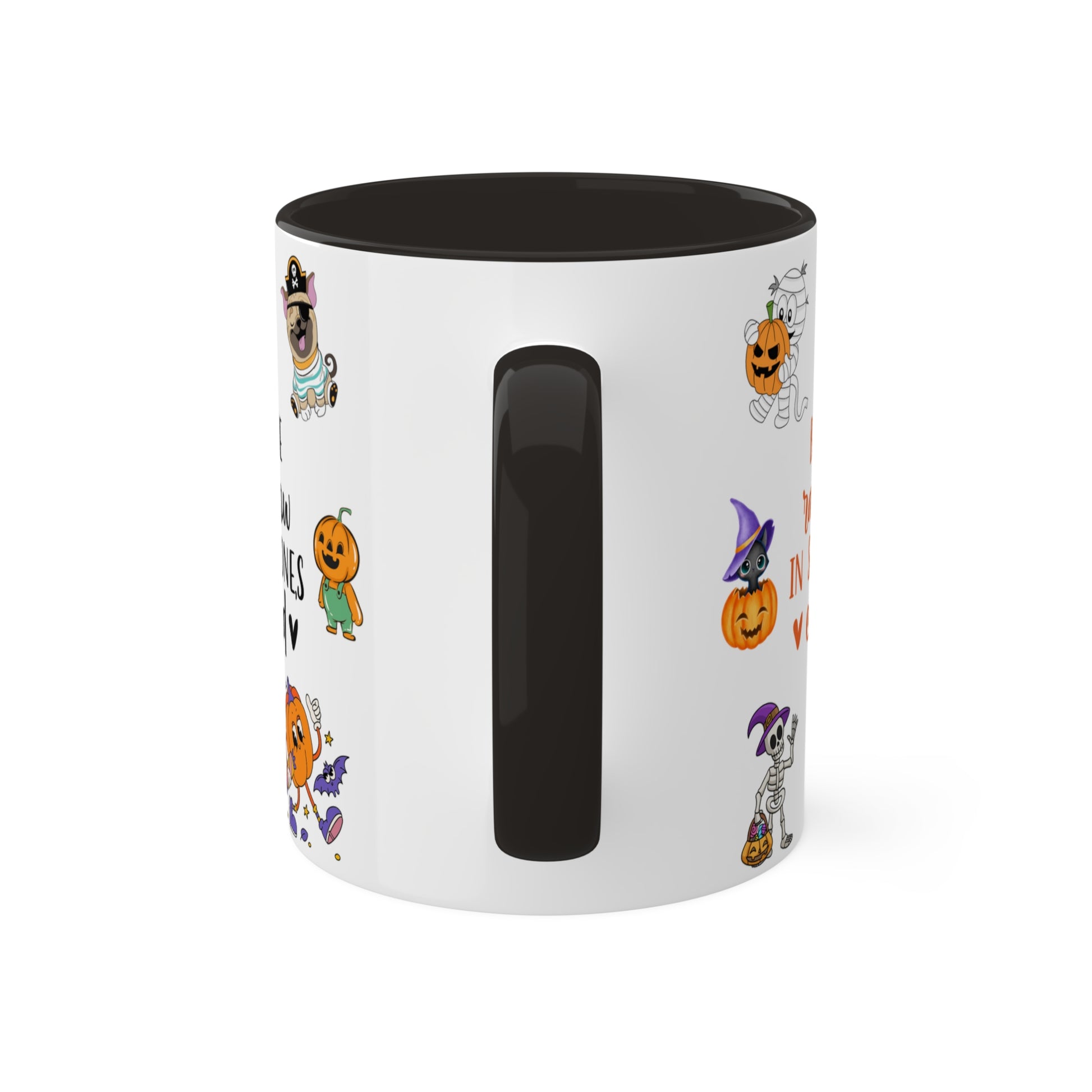 Be The Rainbow In Someone's Cloud  - Halloween Affirmation Mug - 11oz Ceramic Coffee Cup with Positive Quotes & Cute Vibes