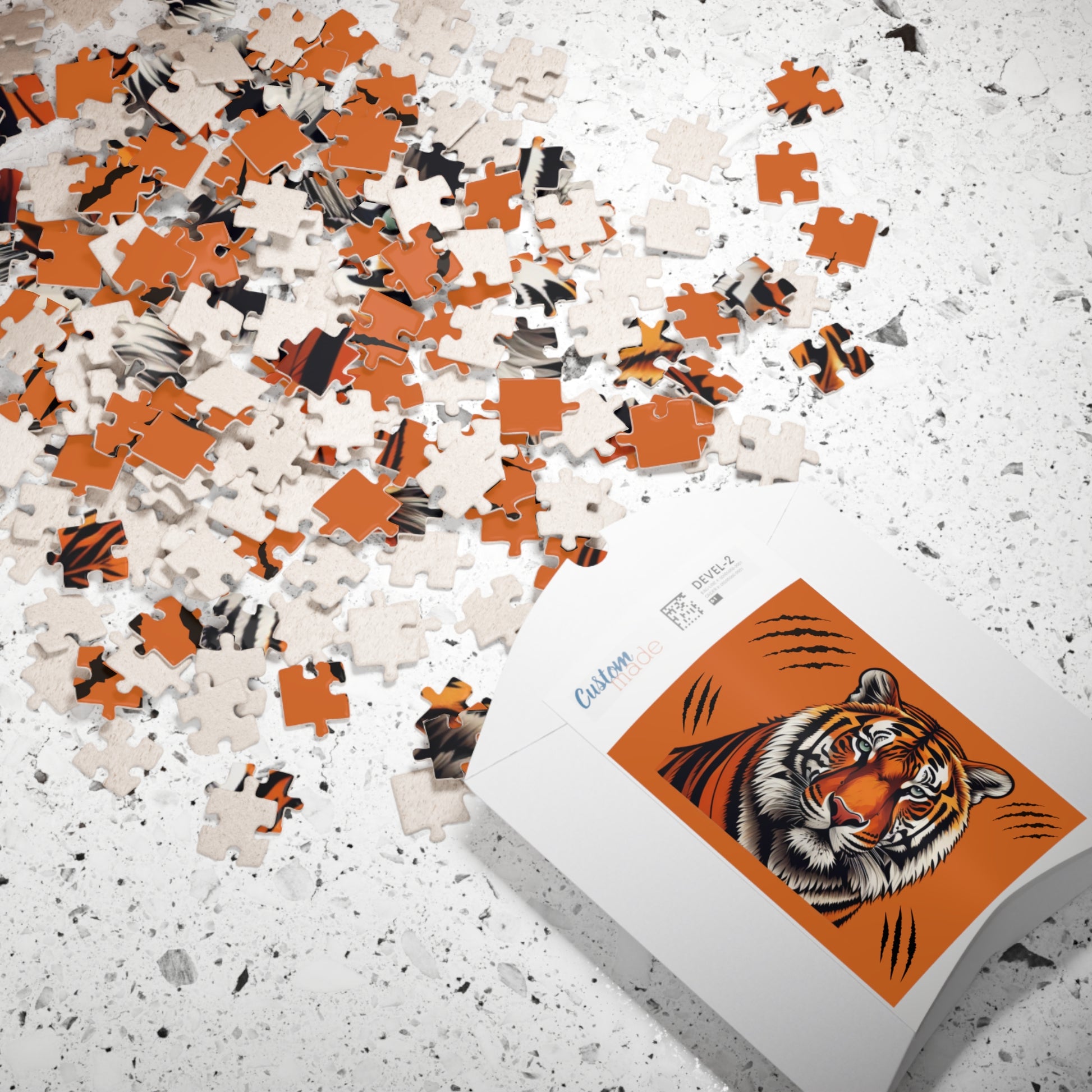 Strength Unleashed: Tiger Jigsaw Puzzle