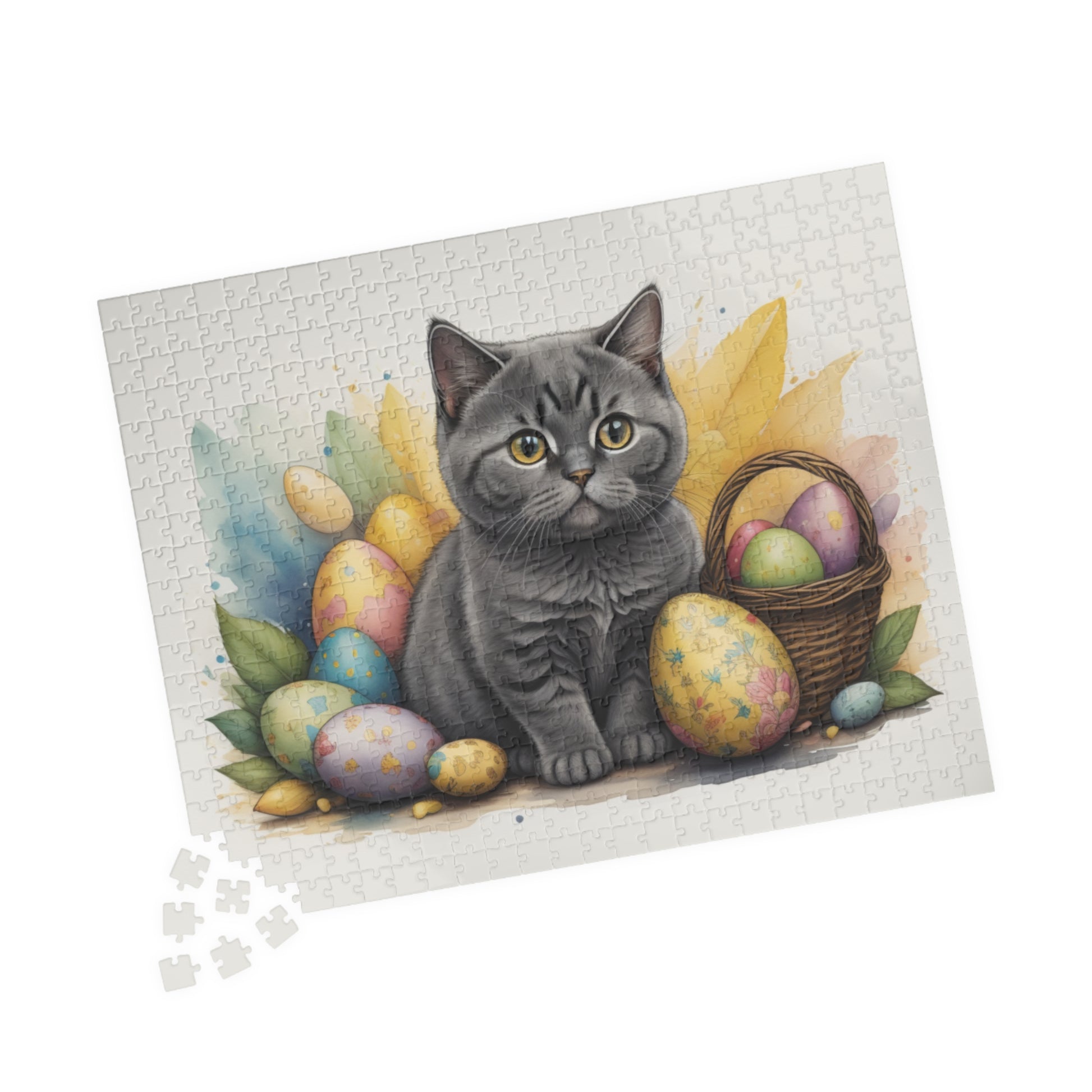 British Shorthair - Hoppy Paws Easter Delight Mental Health Puzzle