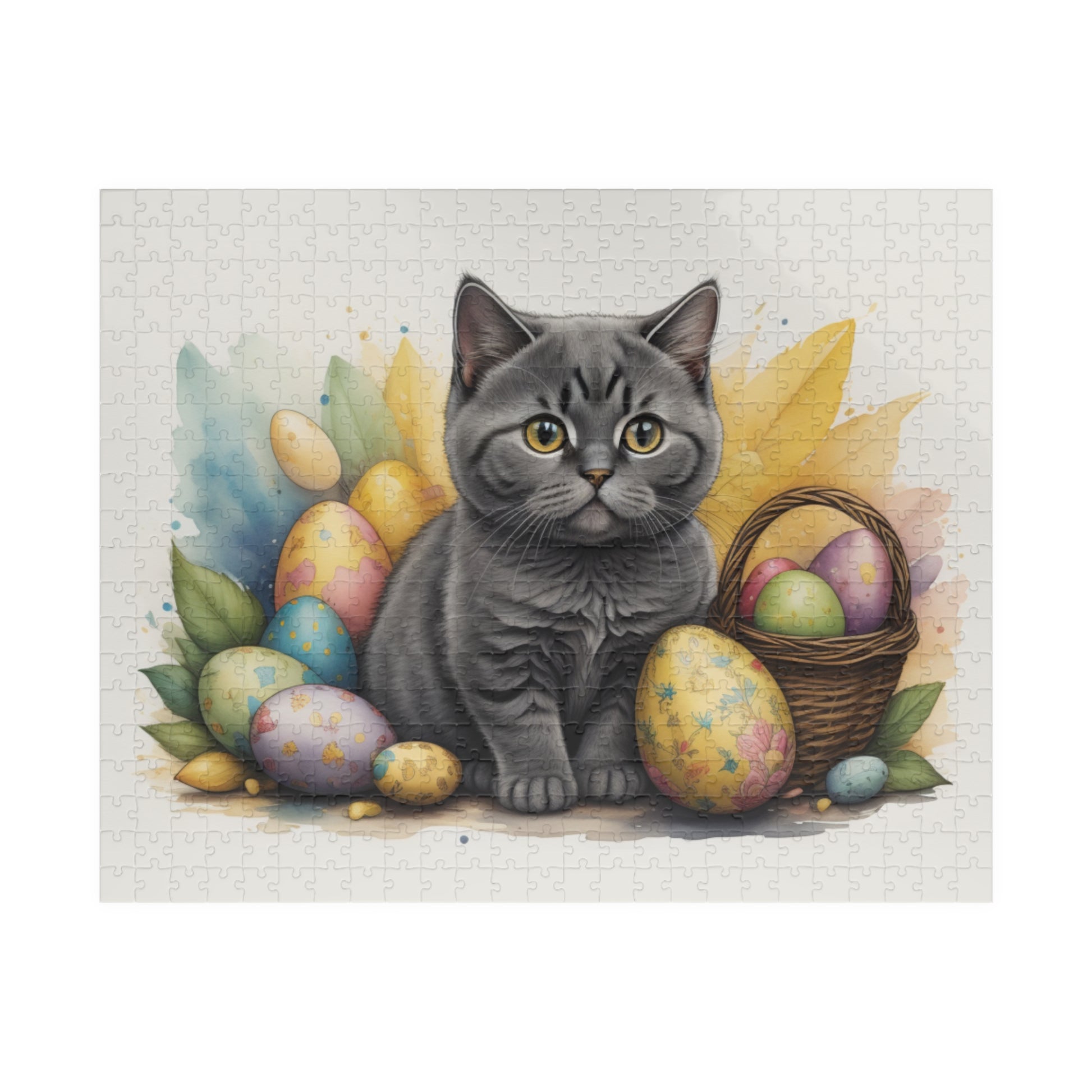 British Shorthair - Hoppy Paws Easter Delight Mental Health Puzzle