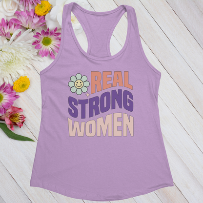 Real Strong Women Women's Ideal Racerback Tank