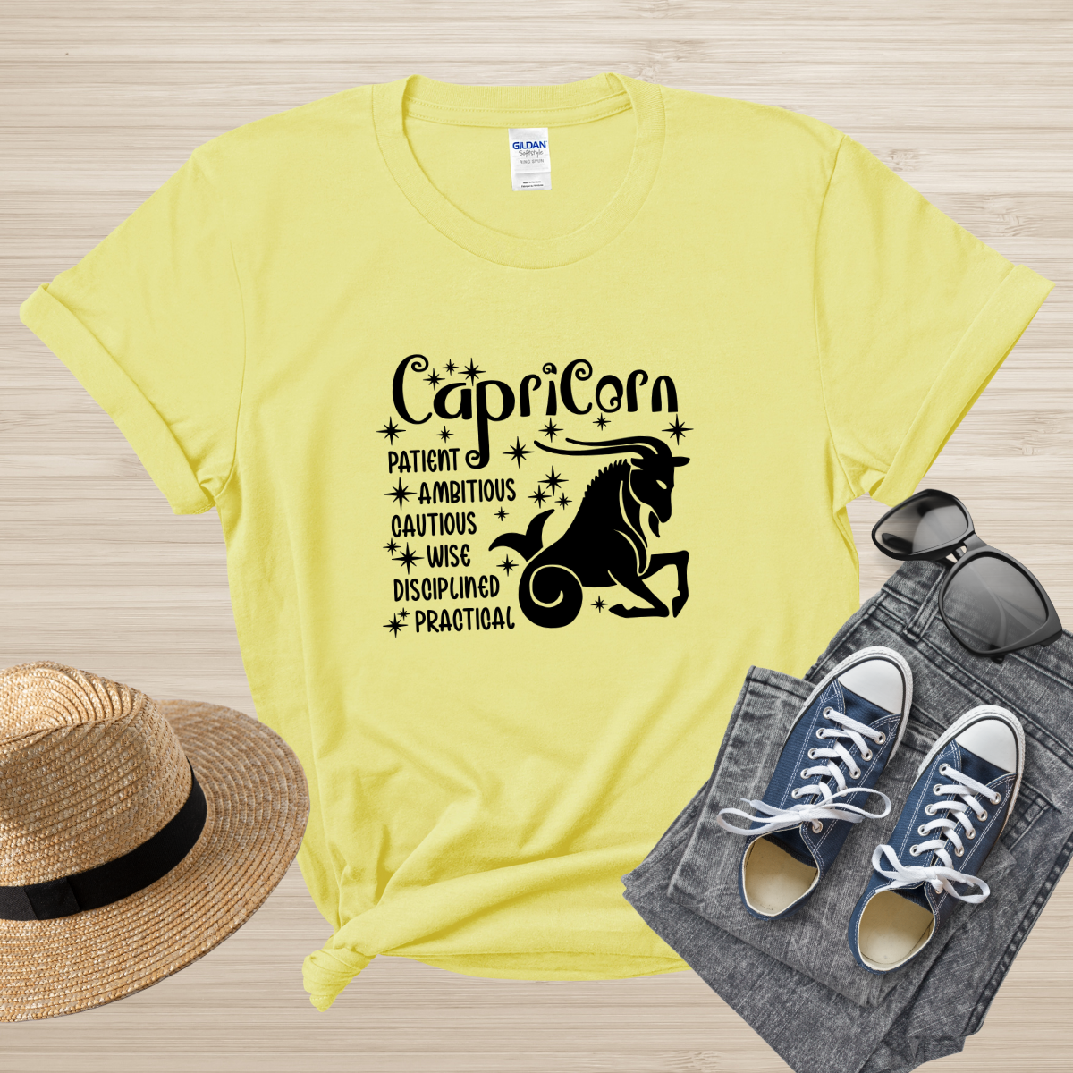 Capricorn Zodiac T-Shirt, Astrology Shirt for Capricorn, Horoscope Gift, Capricorn Birthday, Capricorn Season Gift, Capricorn Gift, Zodiac T