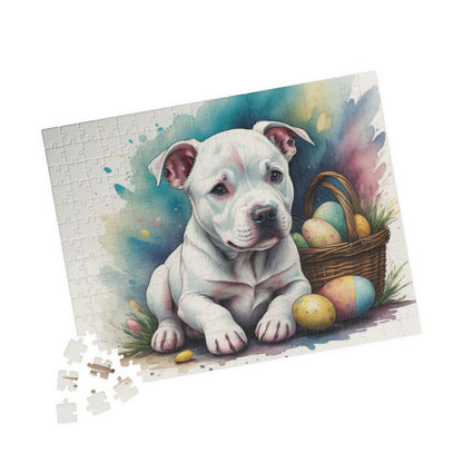 Pitbull - Hoppy Paws Easter Delight Mental Health Puzzle