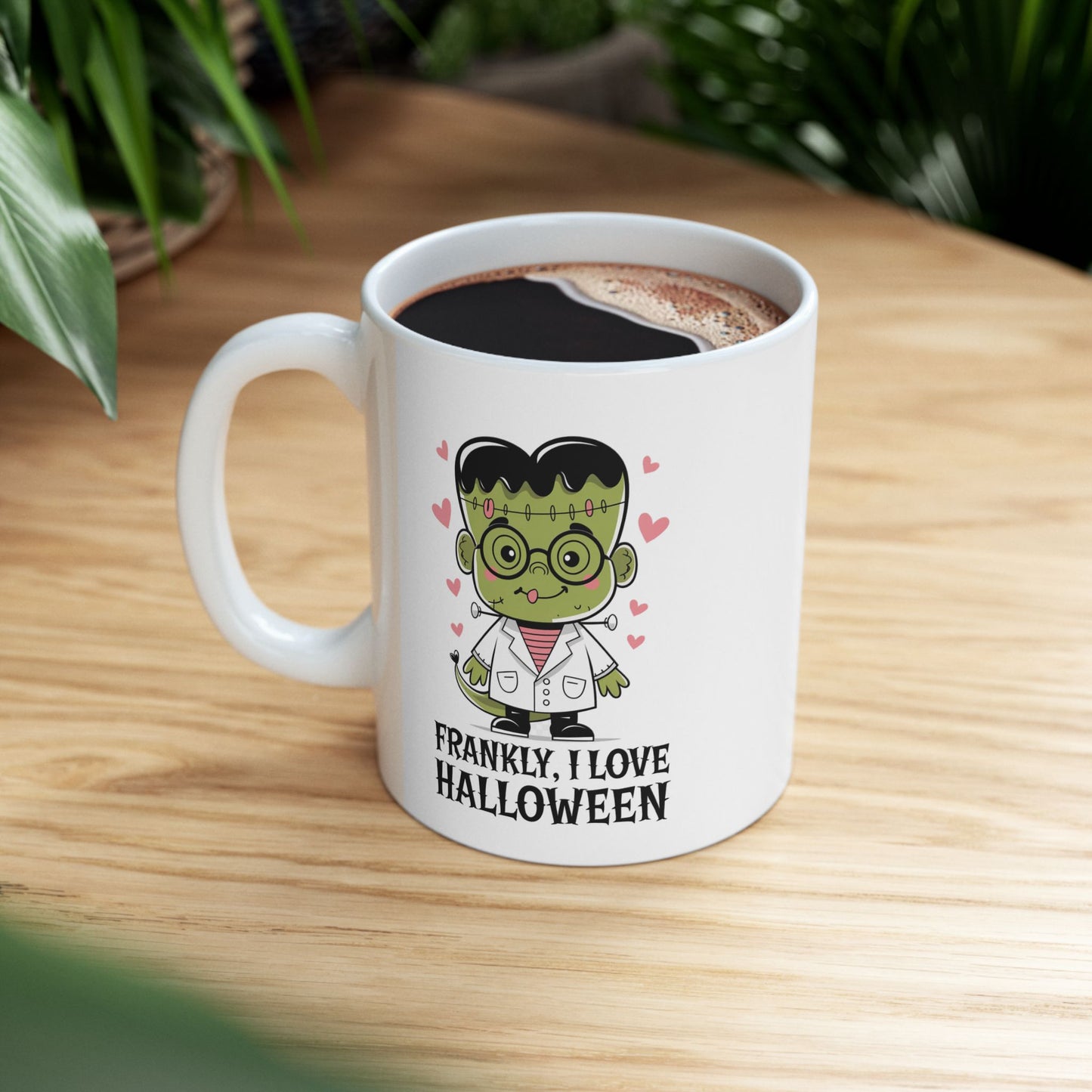 Frankly, I Love Halloween Ceramic Mug, (11oz, 15oz)