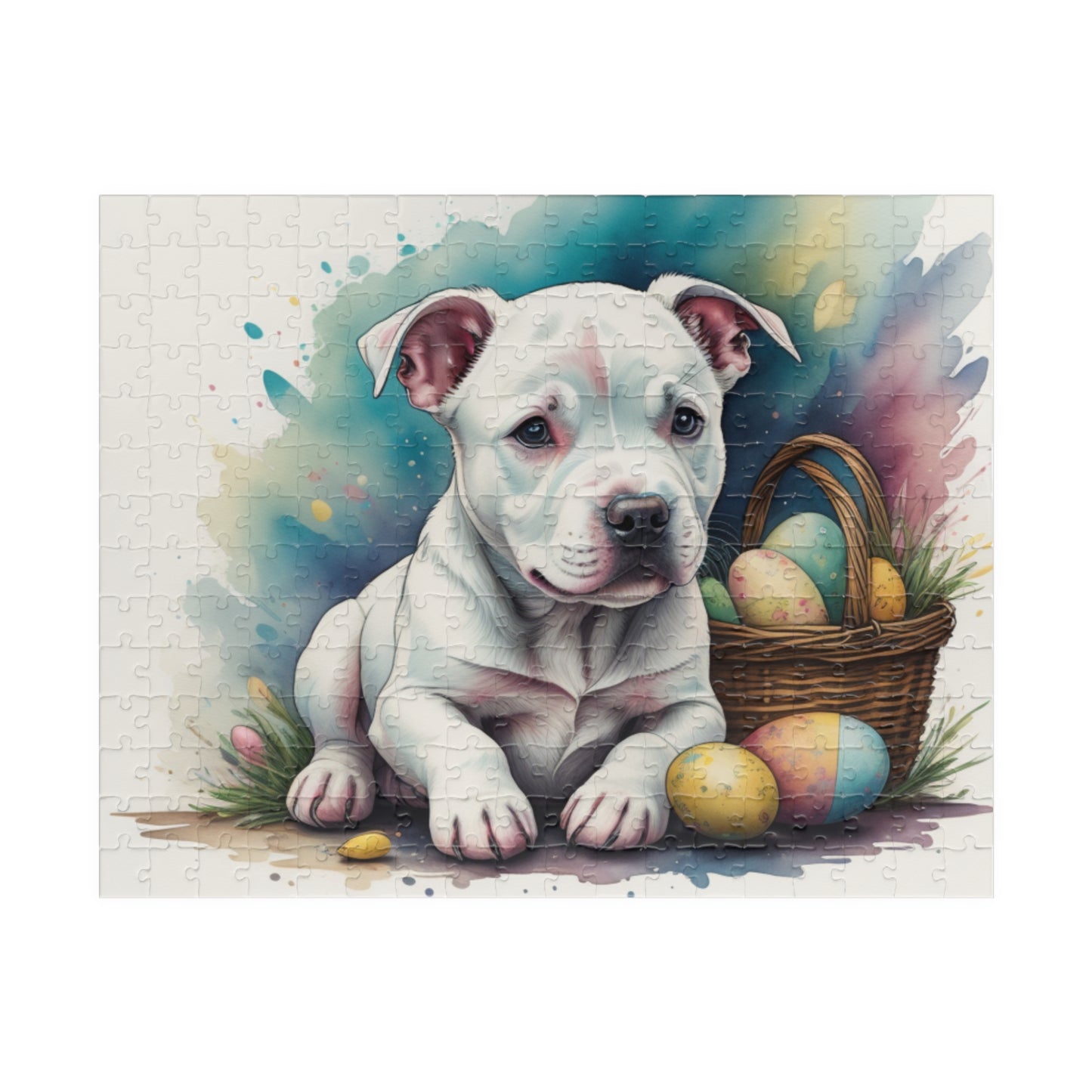 Pitbull - Hoppy Paws Easter Delight Mental Health Puzzle