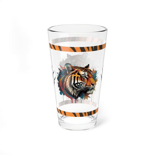 Mental Health Maneuver Tiger Unleashed: Tiger-Inspired Pint Glass, 16oz