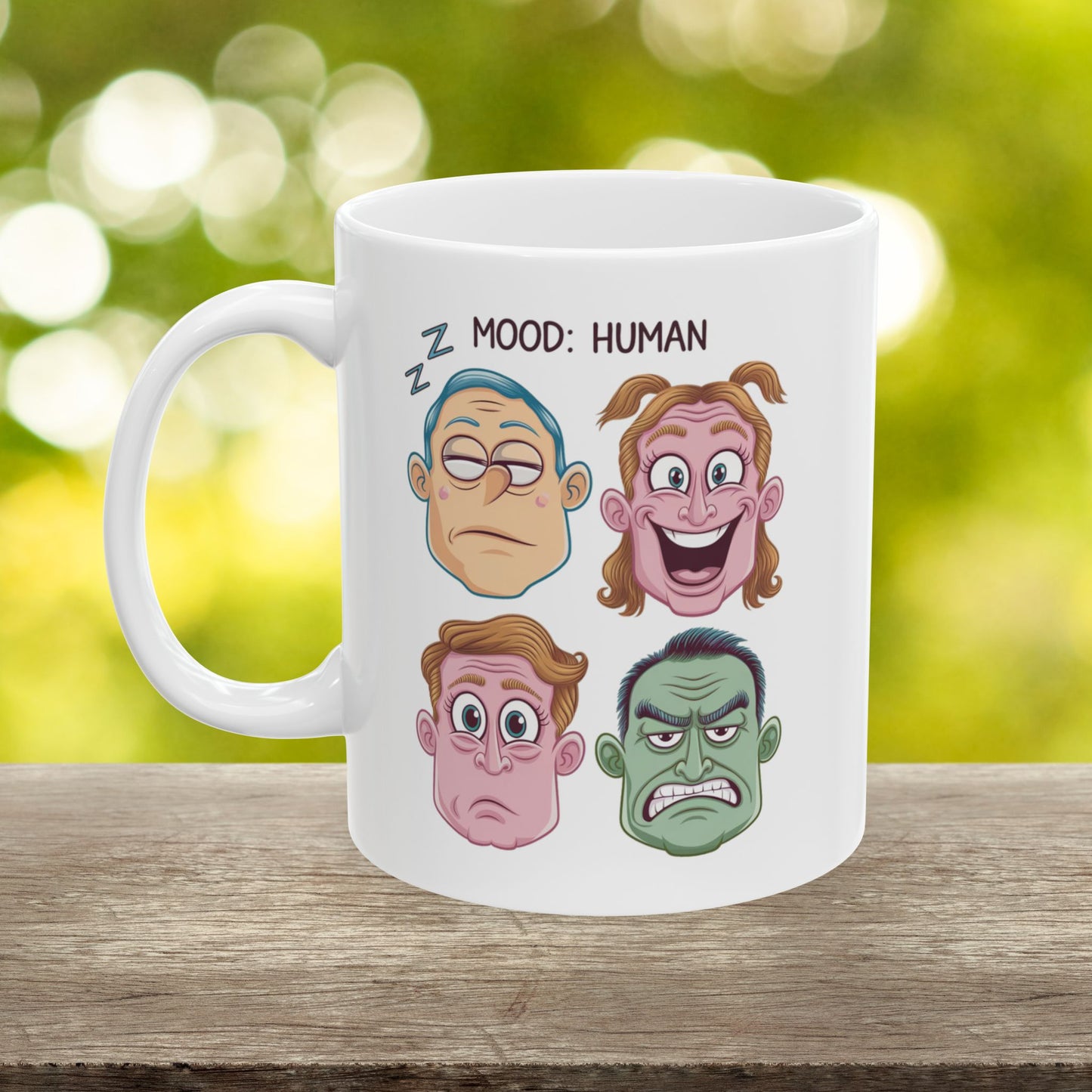 Mood: Human  - Ceramic Mug, (11oz, 15oz)