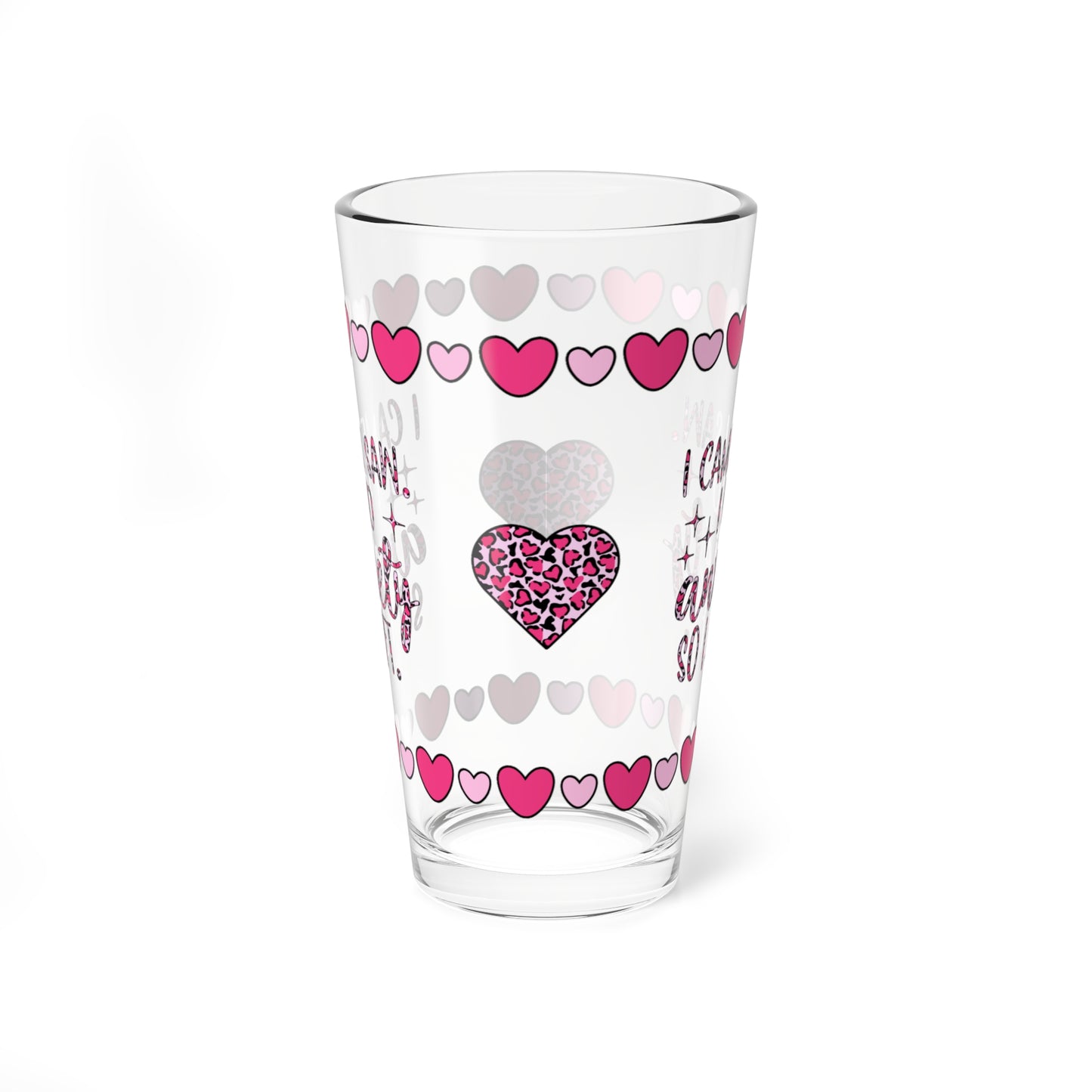 I Came. I Saw. I Had Anxiety So I Left 16oz Pint Glass - Valentine's Day Self-Care Gift, Mindful Positivity Drinkware