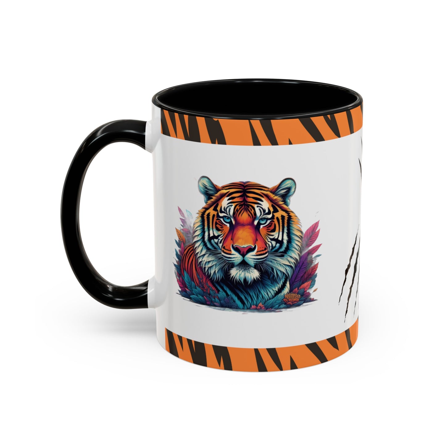 Tigers Resolve: Tiger Accent Coffee Mug (11, 15oz)