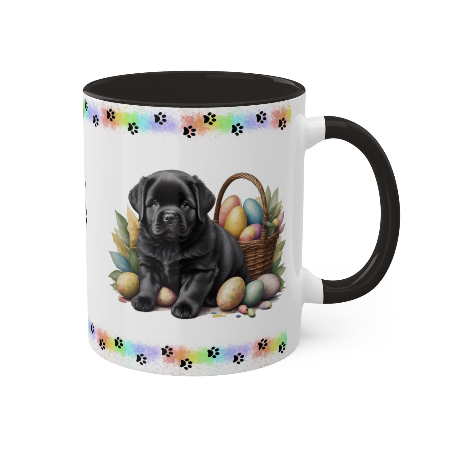 Newfoundland - Eggstra-Adorable Easter Puppy Two-Tone Coffee Mug, 11oz