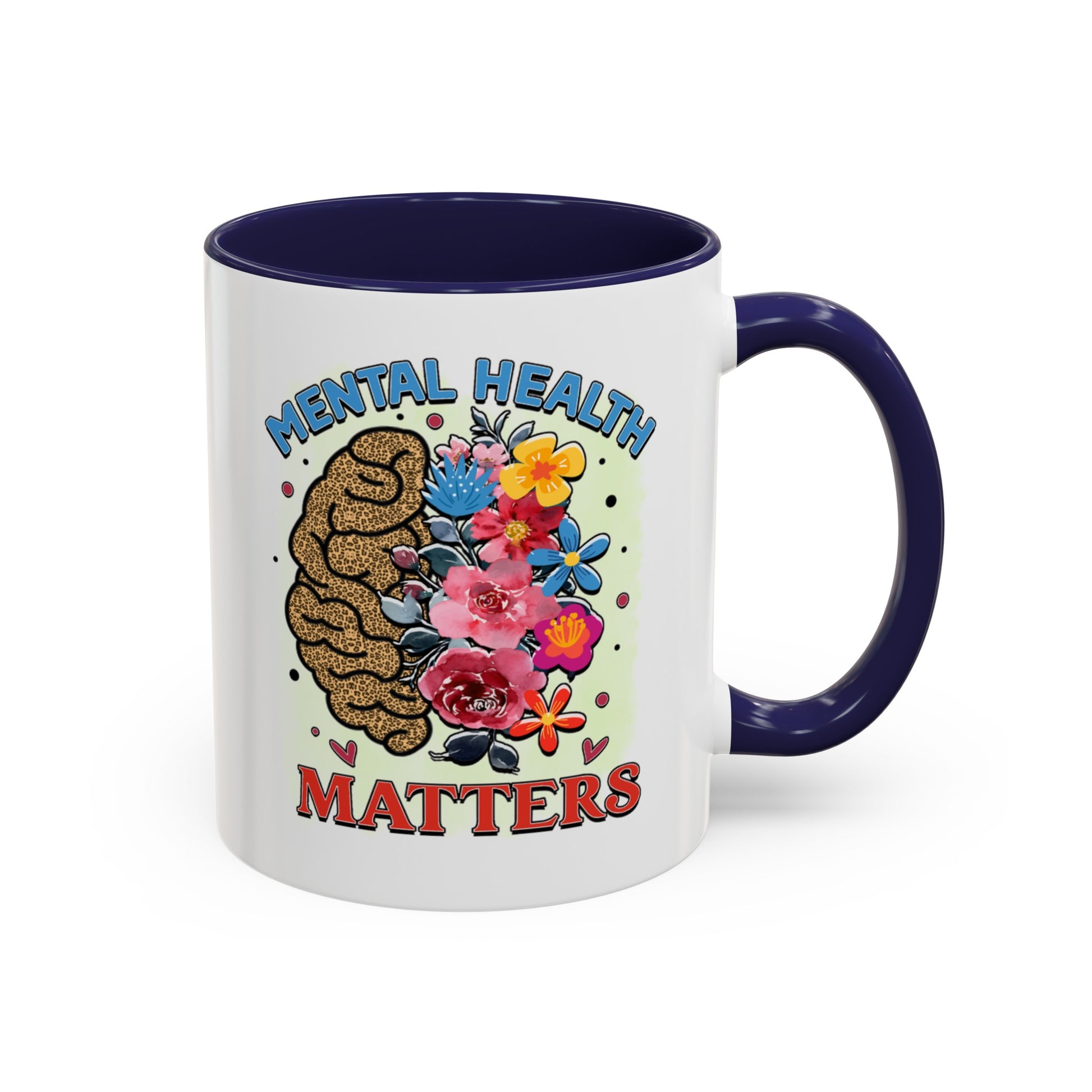 Mental Health Matters - Accent Coffee Mug (11, 15oz)