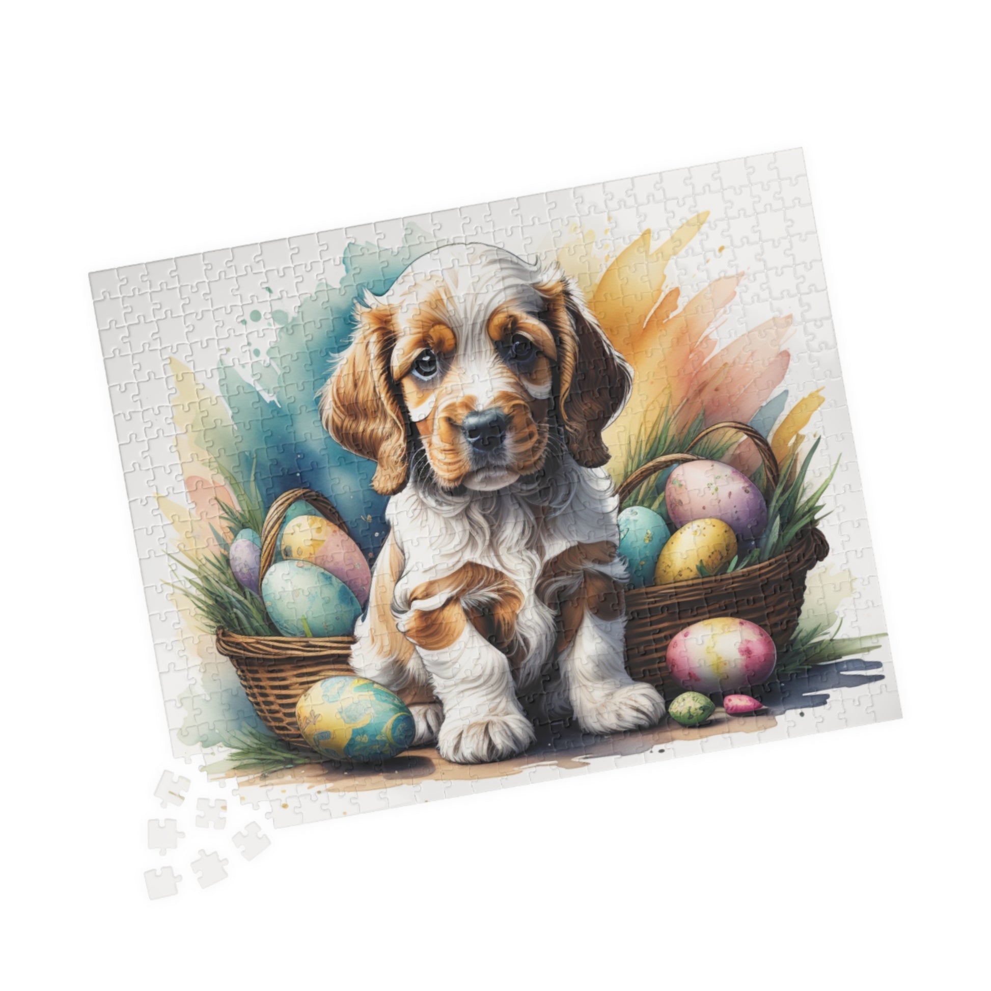 Cocker Spaniel - Hoppy Paws Easter Delight Mental Health Puzzle