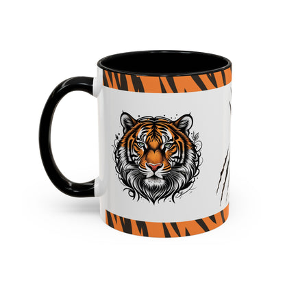 Tiger Spirit: Tiger Accent Coffee Mug (11, 15oz)