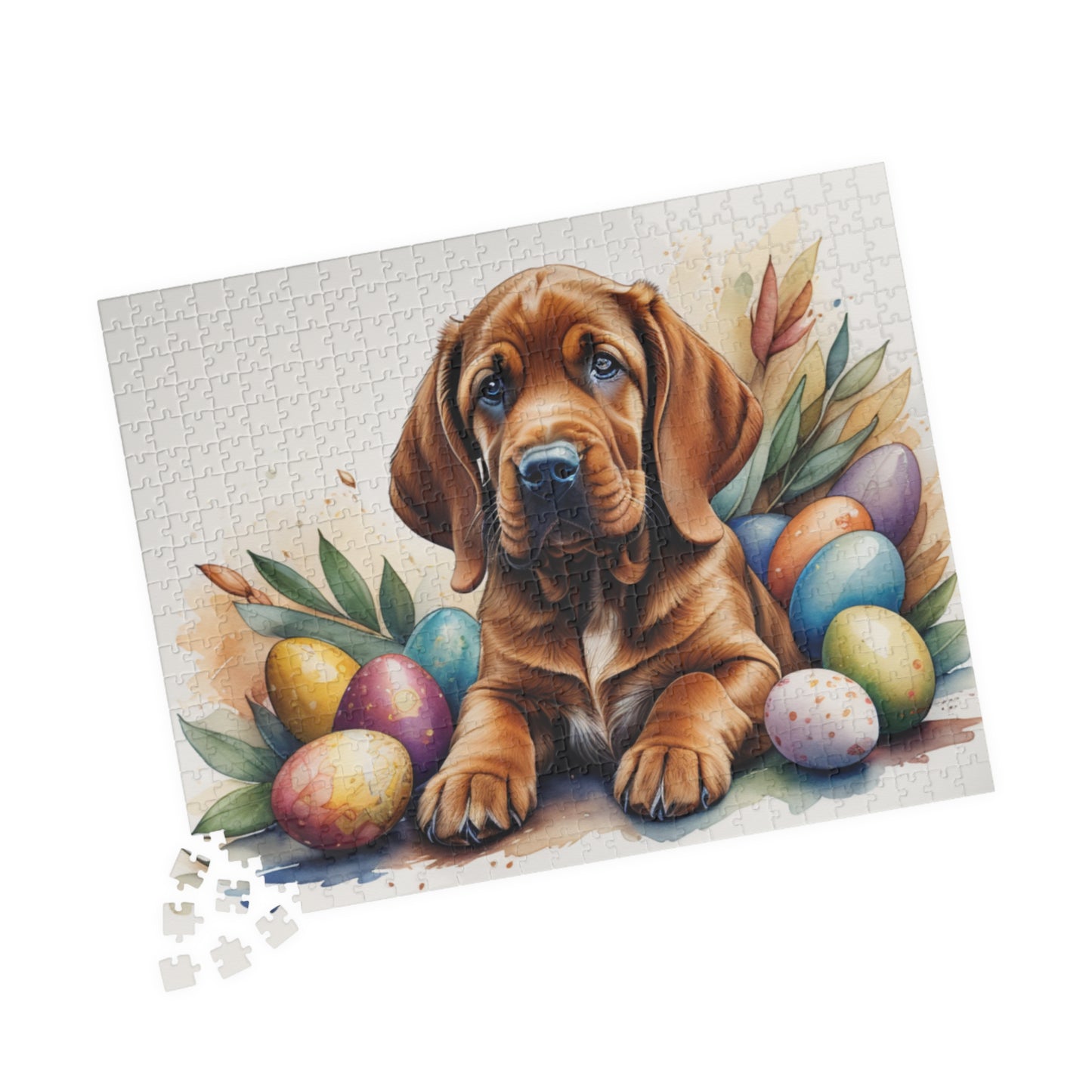 Bloodhound - Hoppy Paws Easter Delight Mental Health Puzzle