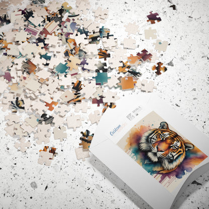 Stalking Serenity: Tiger Jigsaw Puzzle