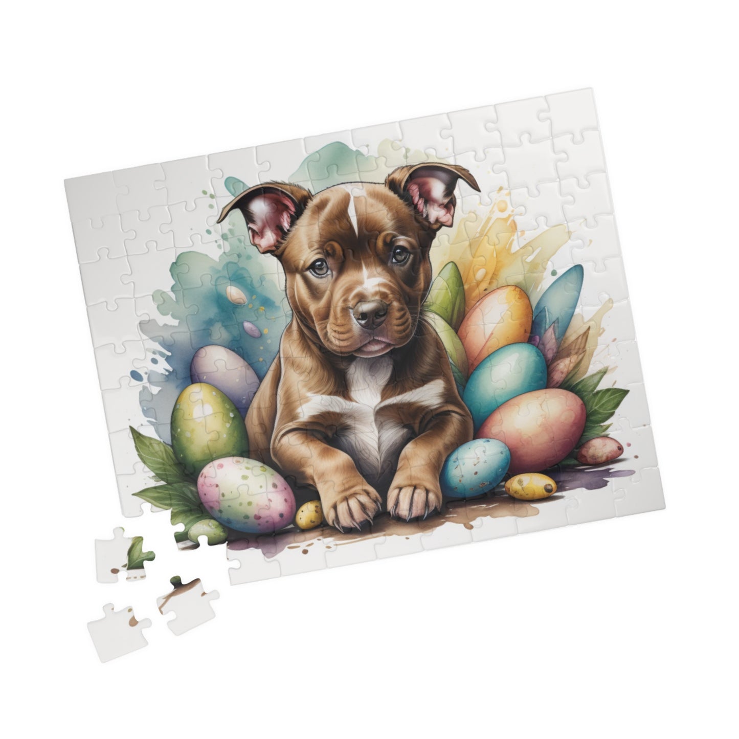 Pitbull - Hoppy Paws Easter Delight Mental Health Puzzle