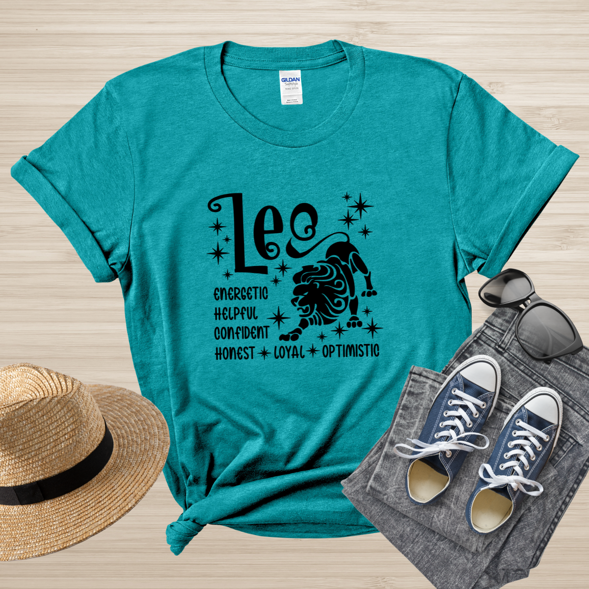 Leo Zodiac T-Shirt, Astrology Shirt for Leo, Horoscope Gift, Leo Birthday, Leo Season Gift, Perfect Gift for Leo, Leo Zodiac Sign Tee