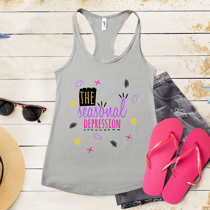 The Seasonal Depression - Women's Ideal Racerback Tank