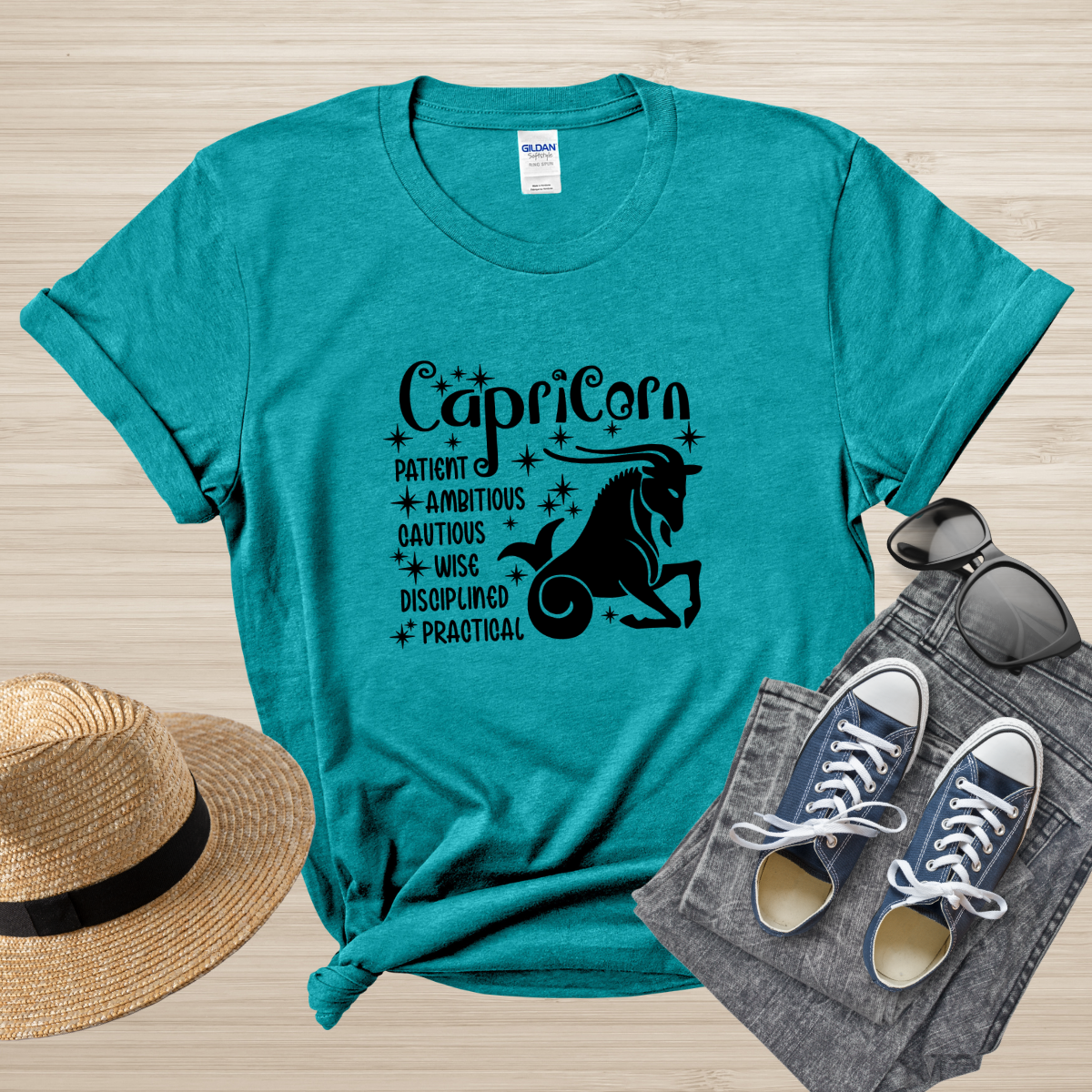 Capricorn Zodiac T-Shirt, Astrology Shirt for Capricorn, Horoscope Gift, Capricorn Birthday, Capricorn Season Gift, Capricorn Gift, Zodiac T