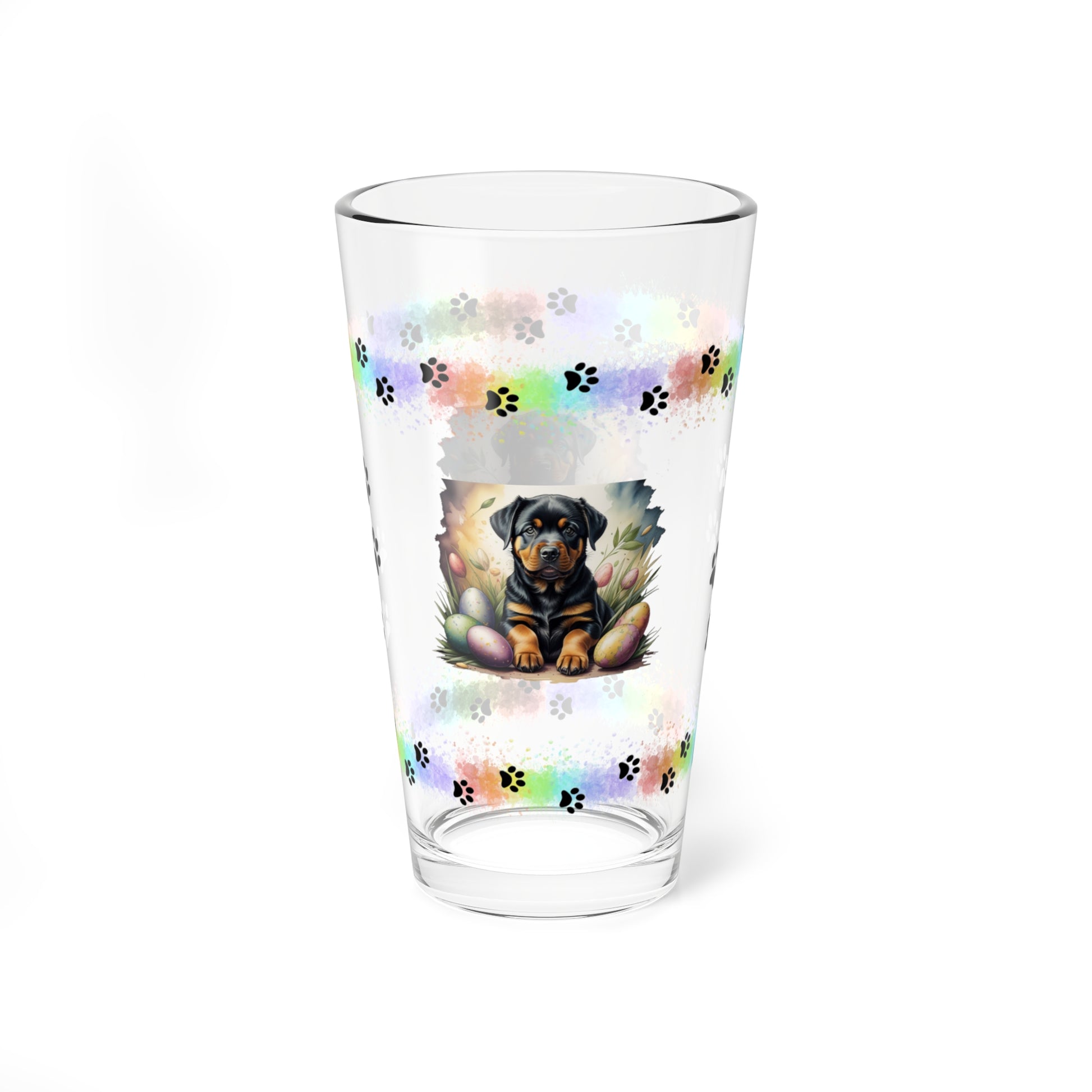 Rottweiler - Pawsitively Joyful Easter Puppy - Pint Glass, 16oz