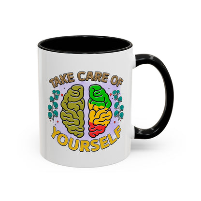 Take Care Of Yourself - Accent Coffee Mug (11, 15oz)