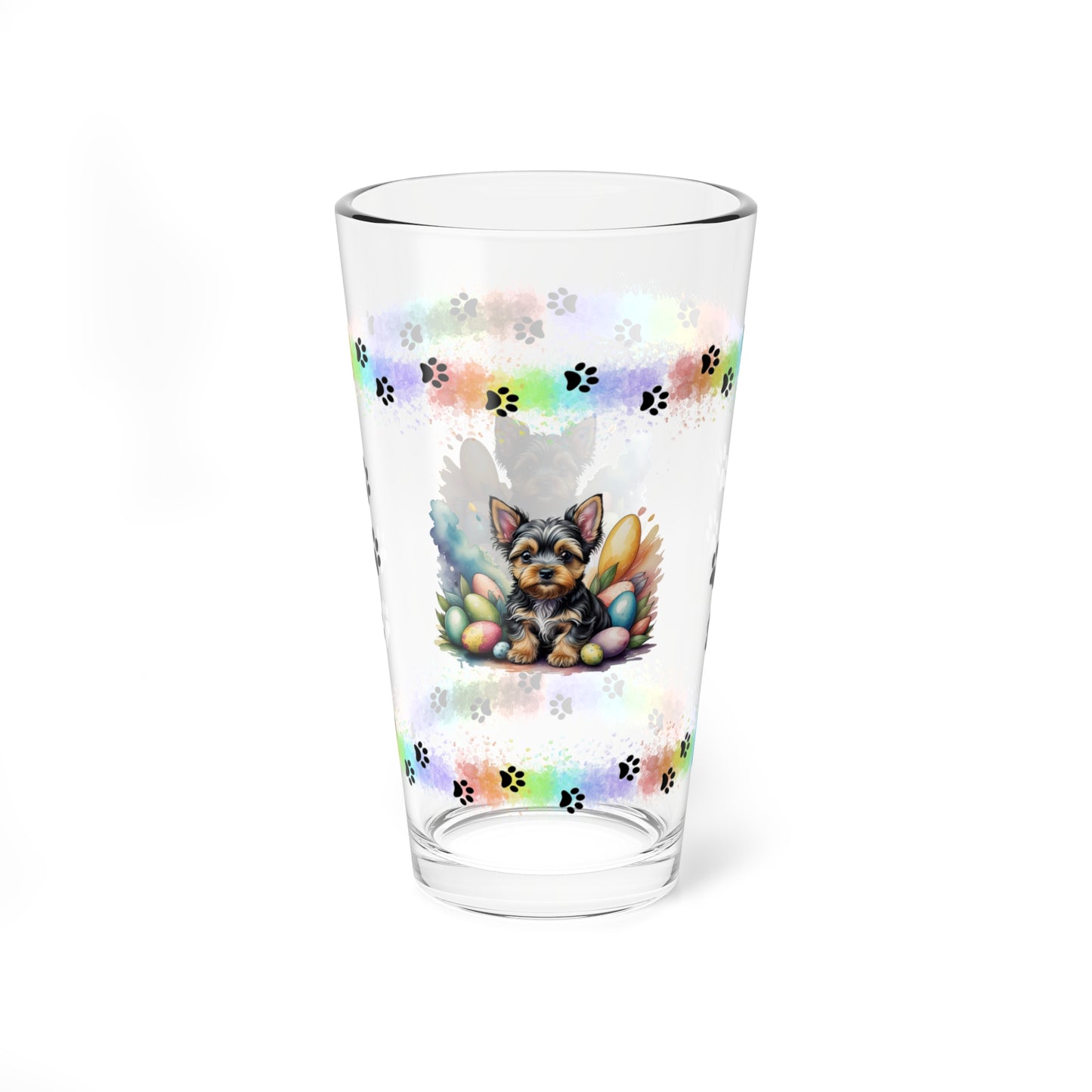 Yorkshire Terrier - Pawsitively Joyful Easter Puppy - Pint Glass, 16oz