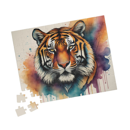 Stalking Serenity: Tiger Jigsaw Puzzle