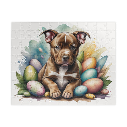 Pitbull - Hoppy Paws Easter Delight Mental Health Puzzle