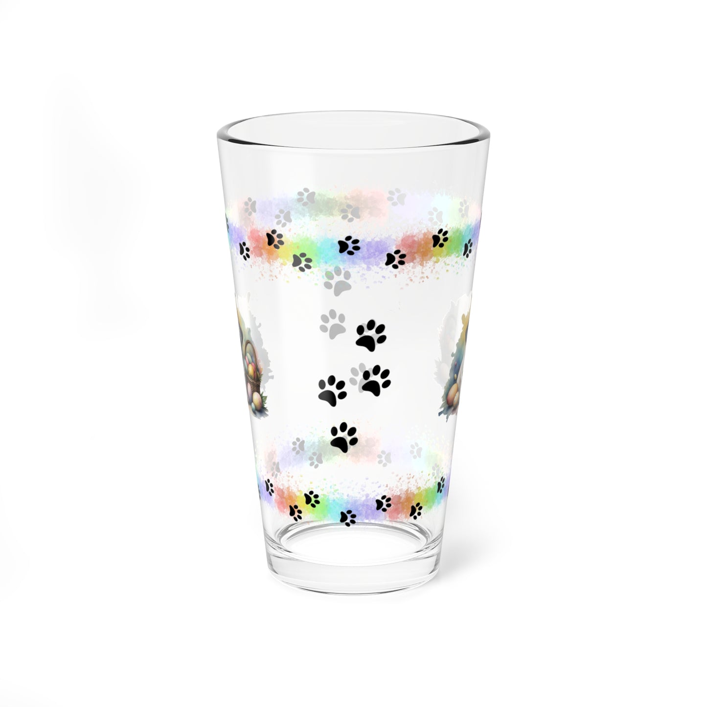 Pug - Pawsitively Joyful Easter Puppy - Pint Glass, 16oz