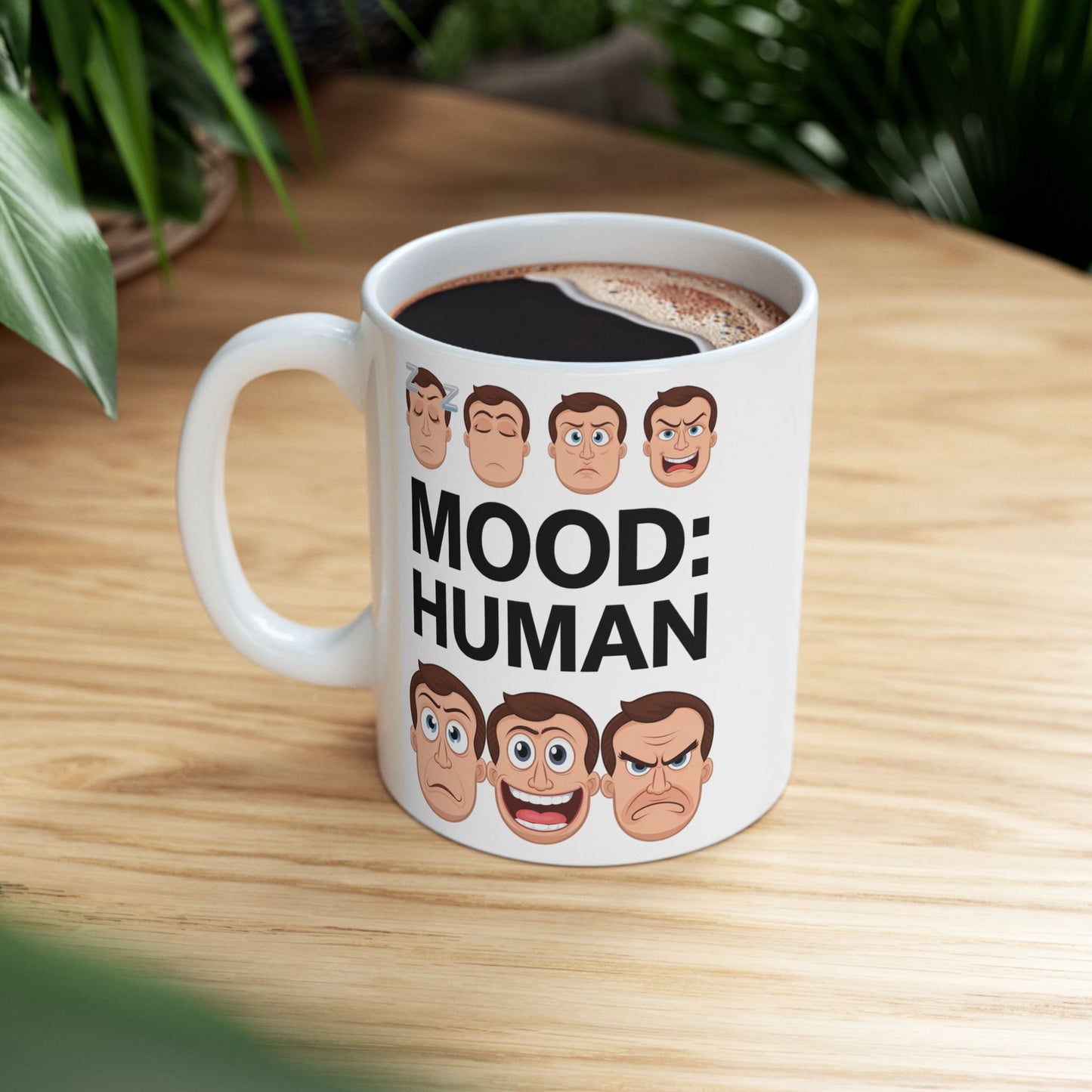 Mood: Human  - Ceramic Mug, (11oz, 15oz)