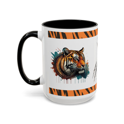 The Resilient Tiger Within: Tiger Accent Coffee Mug (11, 15oz)