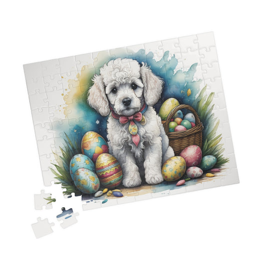 Poodle - Hoppy Paws Easter Delight Mental Health Puzzle