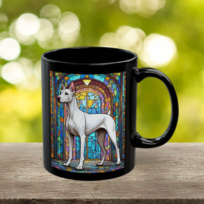 Doberman Pinscher (White) Personalized Mug, Pet Lover Mug, Dog Coffee Mug, Custom Dobie Mug, Dog Lover Gift, Dog-Themed Mug