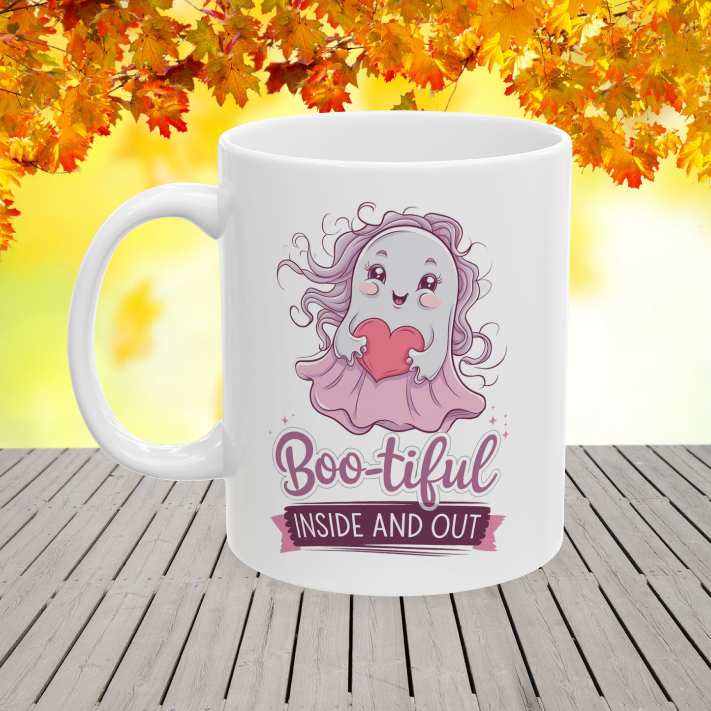 Boo-tiful Inside And Out Ceramic Mug, (11oz, 15oz)