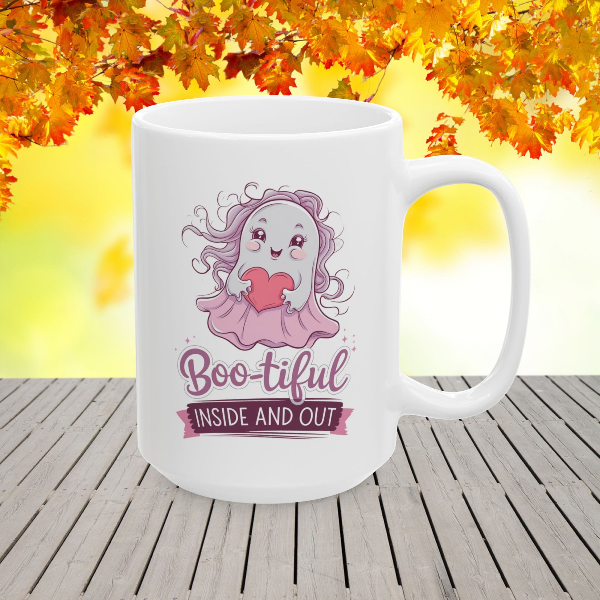 Boo-tiful Inside And Out Ceramic Mug, (11oz, 15oz)