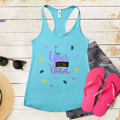 Your Feelings Are Valid - Women's Ideal Racerback Tank