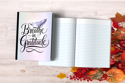 Breathe In Gratitude Composition Notebook