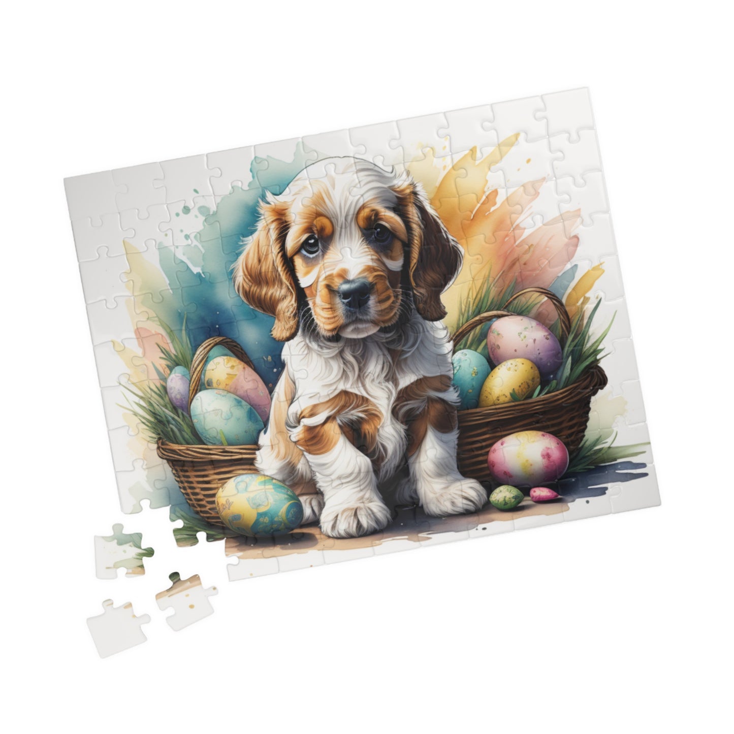 Cocker Spaniel - Hoppy Paws Easter Delight Mental Health Puzzle