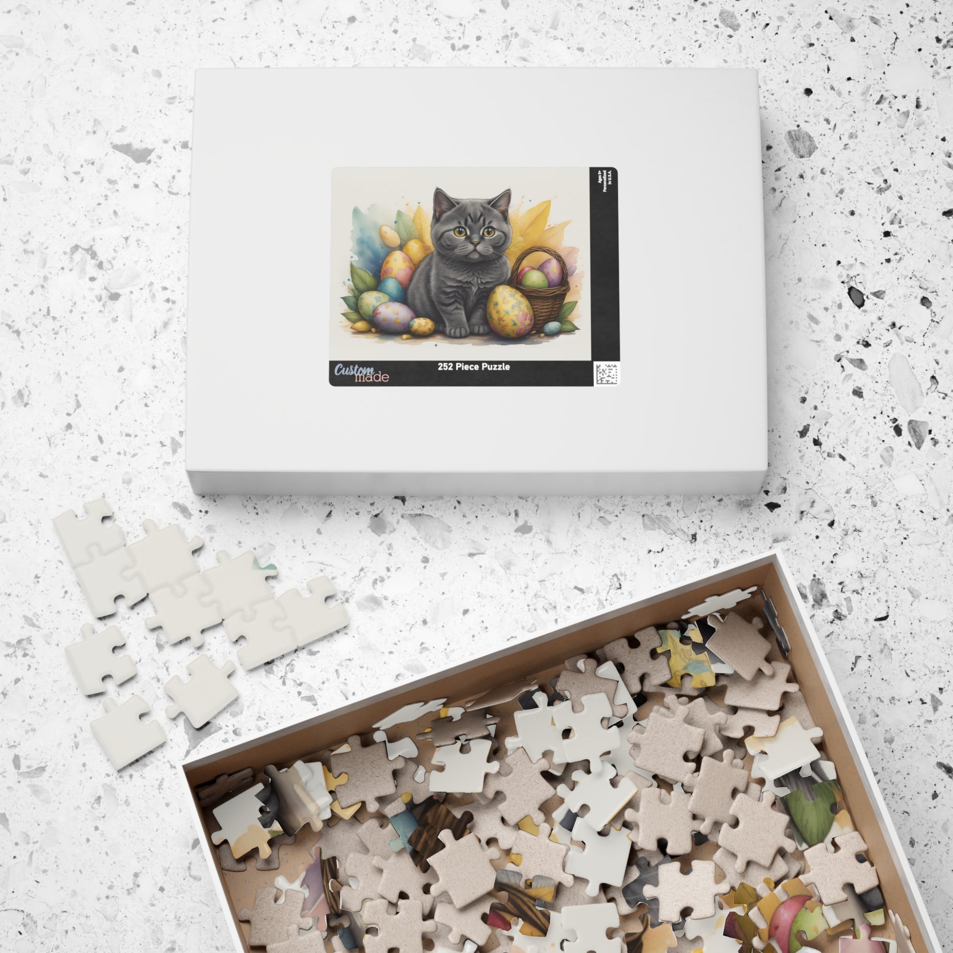 British Shorthair - Hoppy Paws Easter Delight Mental Health Puzzle