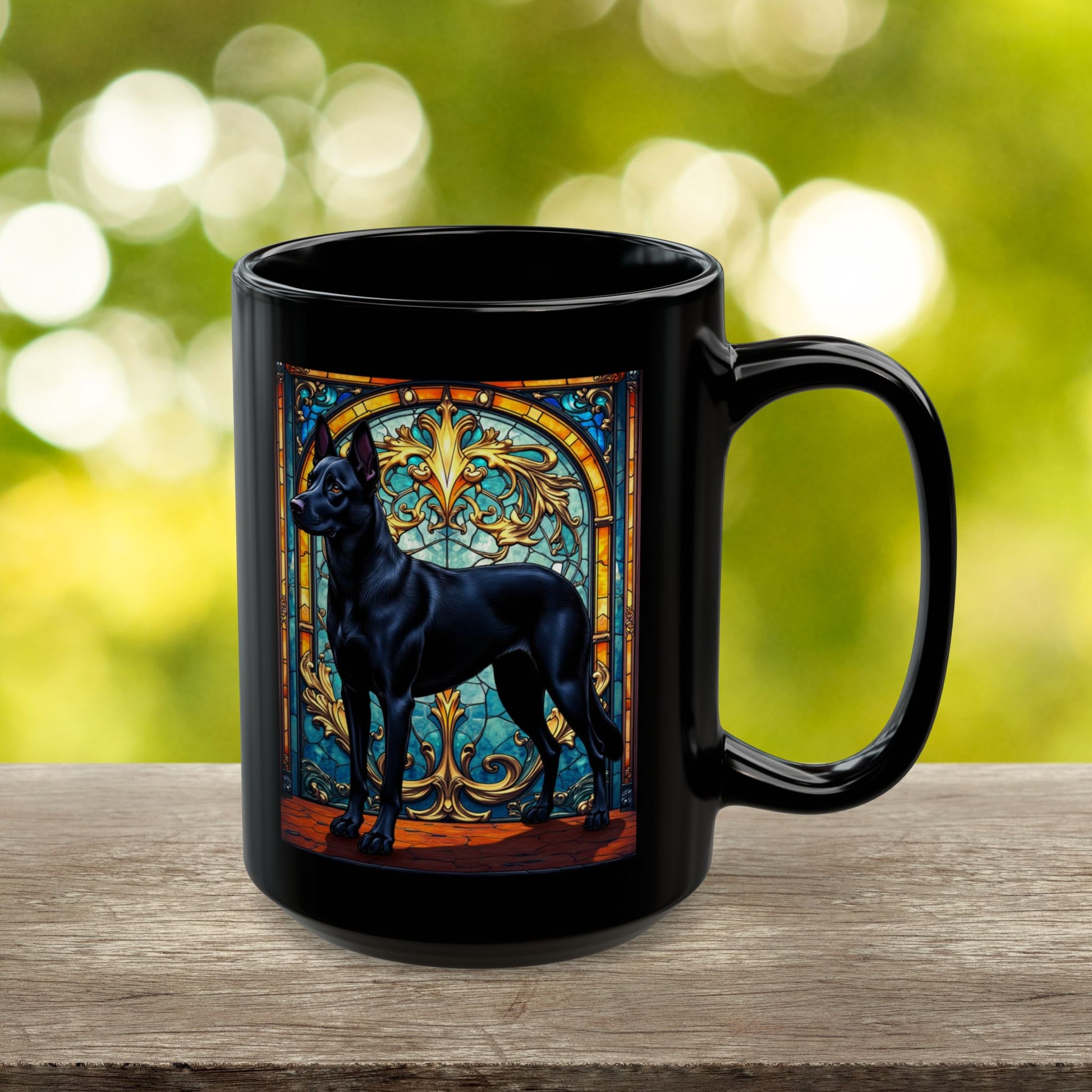 Belgian Malinois (Black) Personalized Mug, Pet Lover Mug, Mals Coffee Mug, Custom Malis Mug, Dog Lover Gift, Maligators Mug