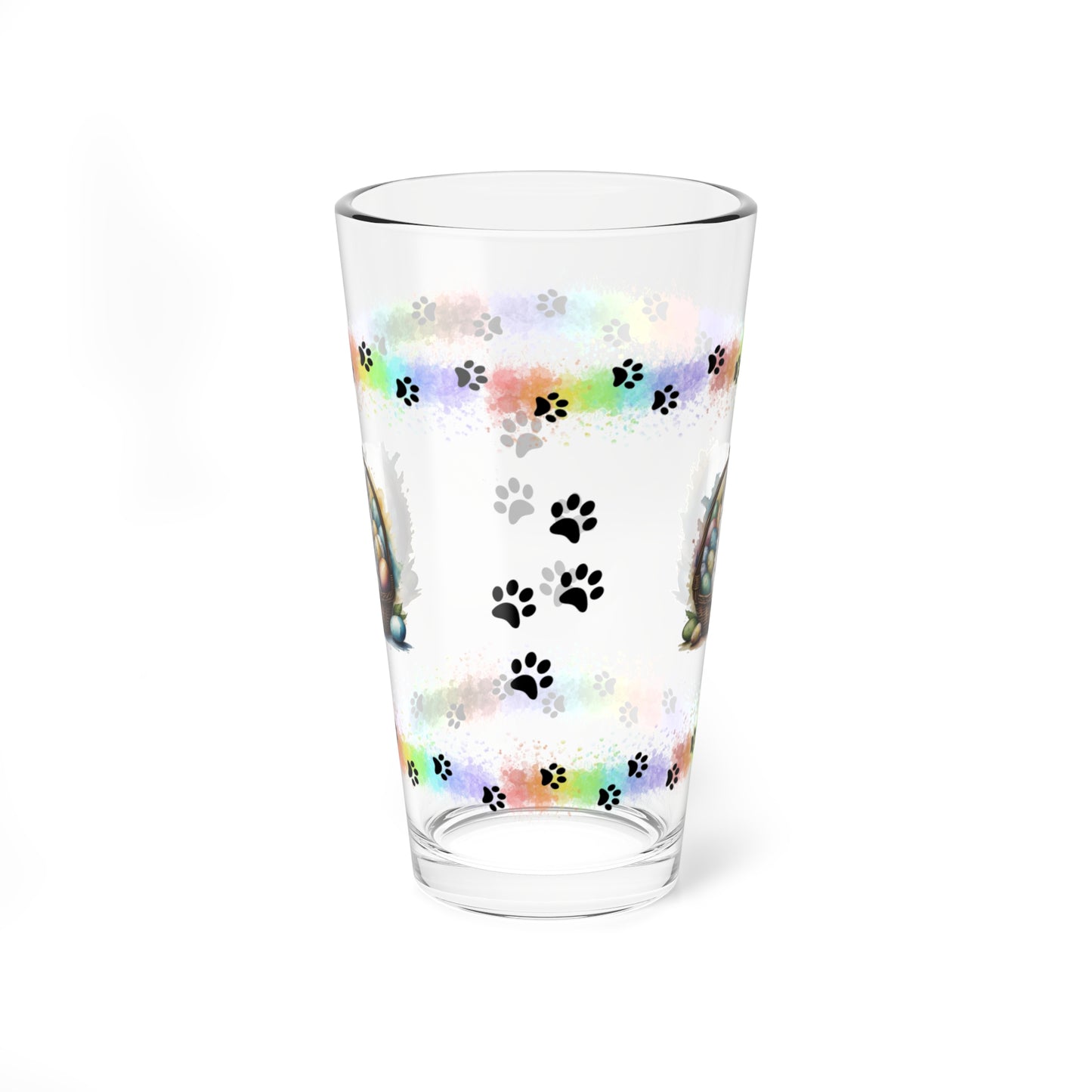 American Eskimo - Pawsitively Joyful Easter Puppy - Pint Glass, 16oz