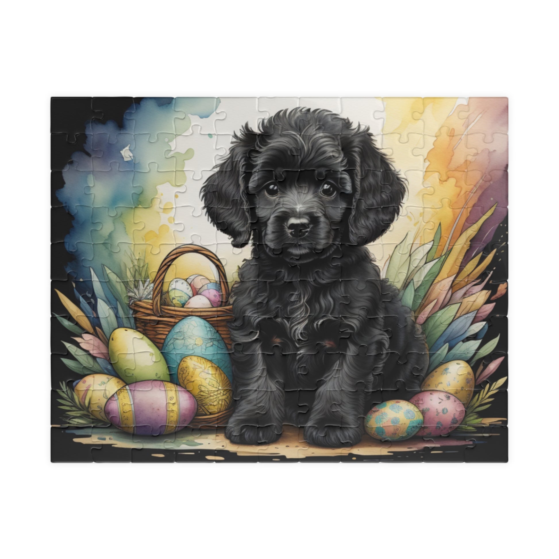 Poodle - Hoppy Paws Easter Delight Mental Health Puzzle