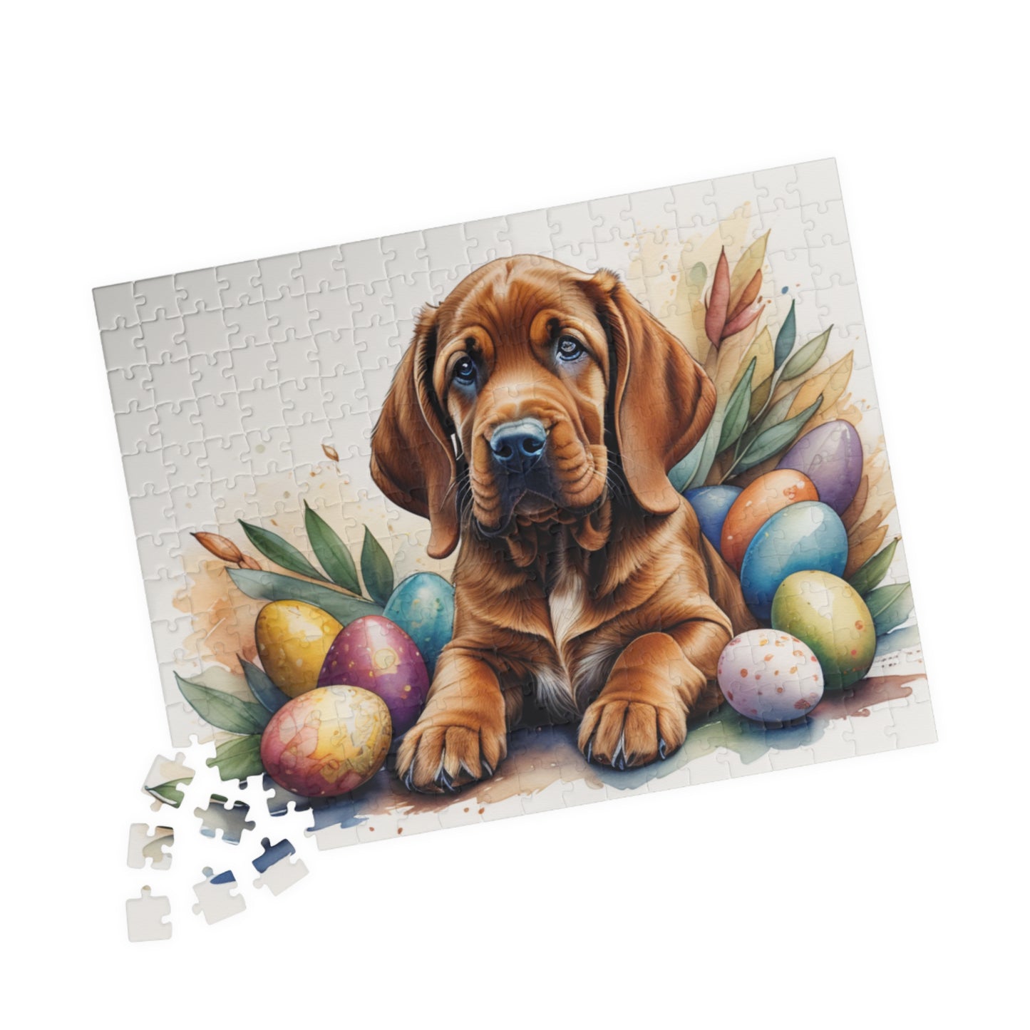 Bloodhound - Hoppy Paws Easter Delight Mental Health Puzzle