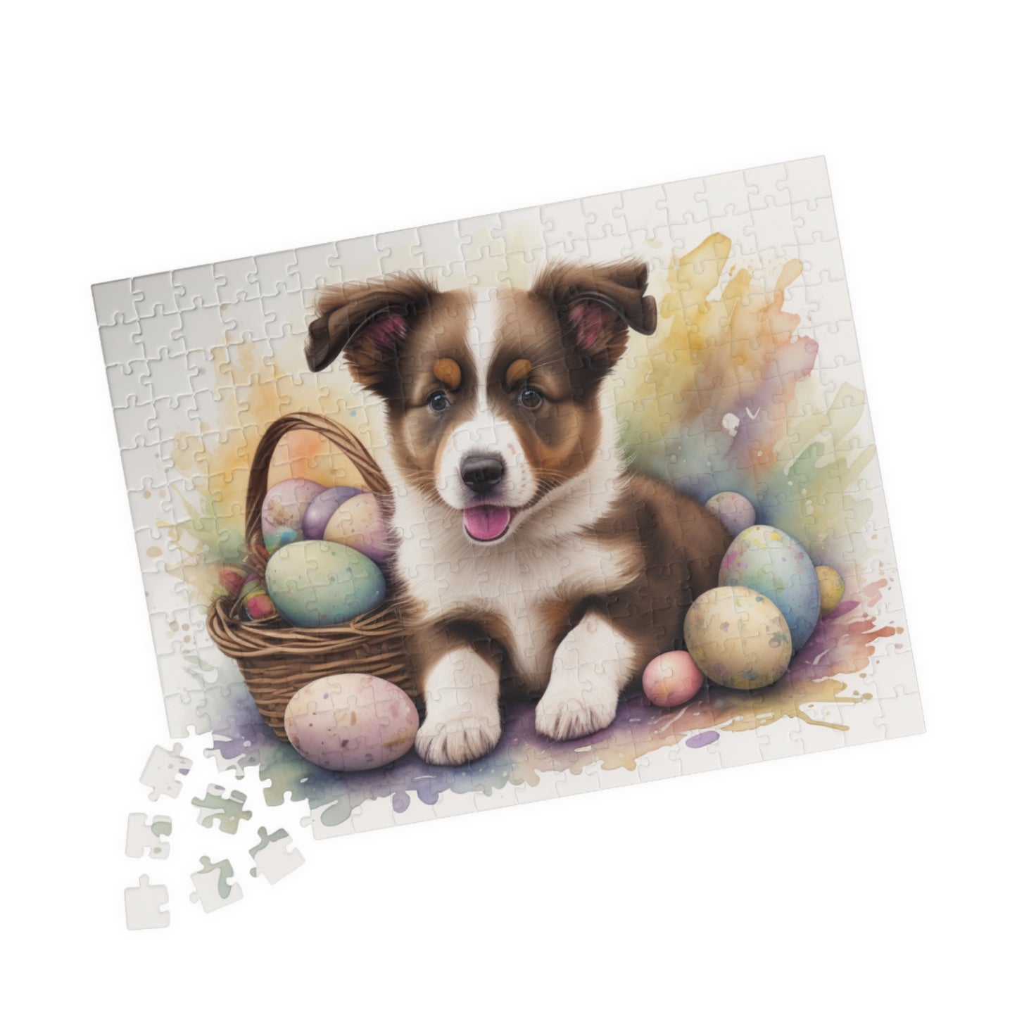 Border Collie - Hoppy Paws Easter Delight Mental Health Puzzle