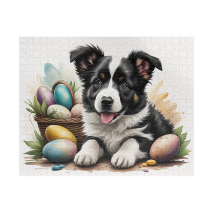 Border Collie - Hoppy Paws Easter Delight Mental Health Puzzle